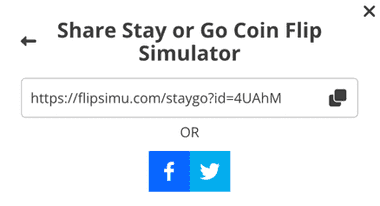 Share Stay or Go Coin