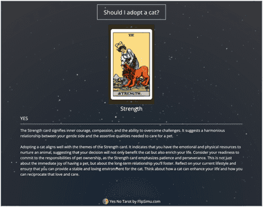 Tarot Yes or No Cards Reading